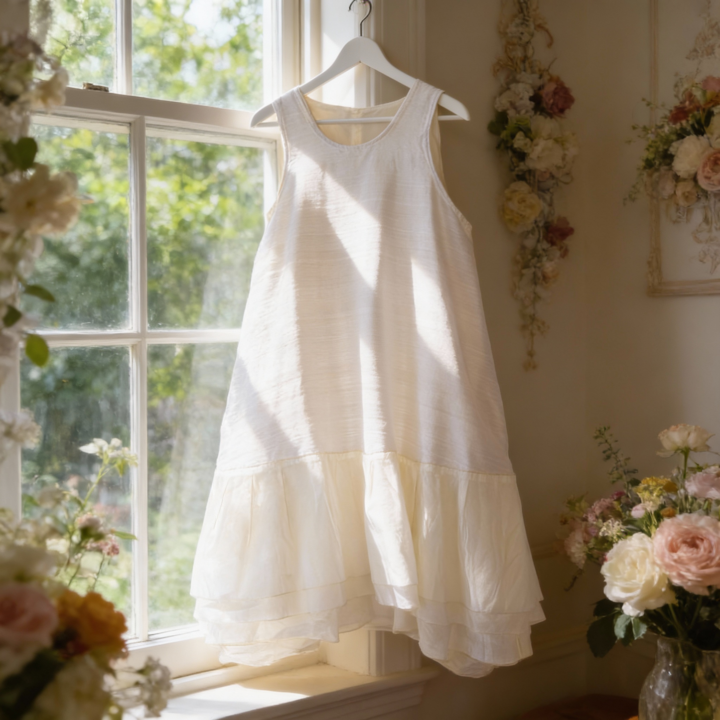 Silk & Cotton Organdy No. 7 - Pearl