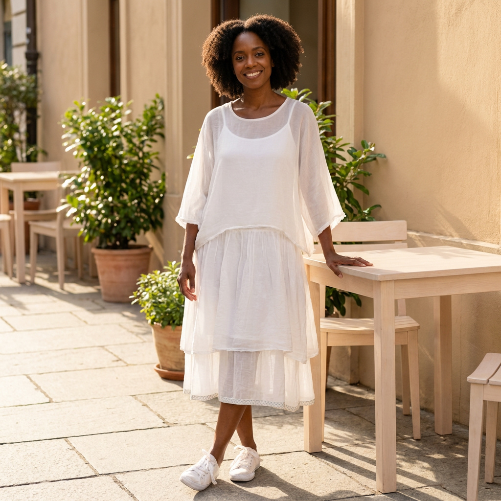 The Wisp Top - Silk Chiffon No.1