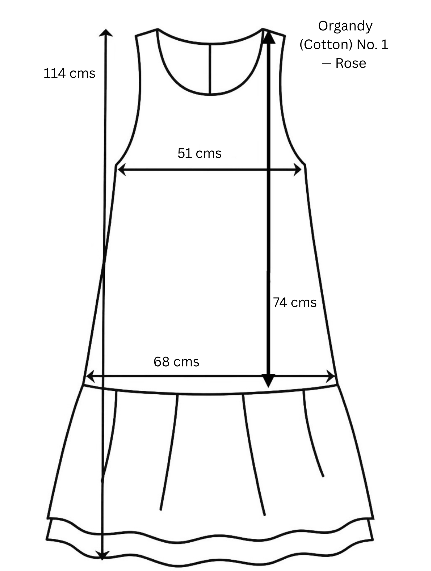 Organdy (Cotton) No. 1 — Rose